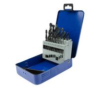 Uk Drills Hss Drill Bit Set 19 From 1.0mm To 10mm For Steel Wood Plastic Drilling