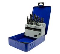 UK Drills HSS Drill Bit Set 21 from 1/16 to 3/8 For Steel Wood Plastic Drilling