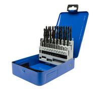 Uk Drills Hss Drill Bit Set 50 Pieces From 1mm To 5.9mm For Steel Wood Plastic Drilling