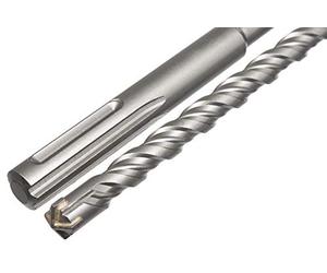 UK Drills SDS Max Hammer Drill Bit 12mm x 400mm - Tungsten Carbide Tip, Double Flute Spiral for Granite, Concrete, Tiles & Masonry