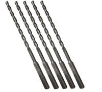 Uk Drills - Sds Plus Hammer Drill Bit - Tungsten Carbide Tip, Fully Hardened Tool - Concrete & Masonry - 7.0mm X 210mm (Pack Of 5)