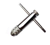 UK Drills Tap Wrench Ratchet 1/8” to 3/8” M3-M10 3mm to 10mm Long 85mm Adjustable Bar Tap Holder T-Shaped