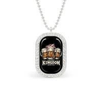 UK Drinking Team Party British Beer Fest Women's Necklaces Pendant Necklace Fashion Diamond Jewelry with Chain