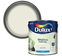 UK Dulux 500006 Matt Emulsion Paint For Walls And Ceilings Apple White 2.5L Uk