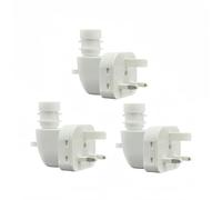 UK E14 Socket Holder Light Bulb Holder Direct Plug Wall Lamp Base with On/Off Switch Plugin Night Lights ES Adapter Bedroom Office Kitchen (3)