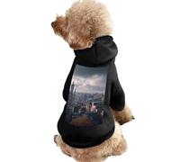 UK Edinburgh City Dog And Cat Clothes Pet Hoodie Sweatshirt Pullover Soft Coat