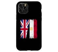 UK Egypt Half Flag British Egyptian Heritage Case for iPhone 11 Pro