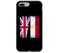 UK Egypt Half Flag British Egyptian Heritage Case for iPhone 7 Plus/8 Plus