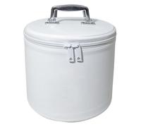 UK empire group limited Deluxe Masonic Fez Cap Case White - Imitation Leather, Hat Display Storage Box