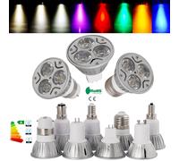 UK Energy Saving 3W Dimmable E14 E27 GU10 GU5.3 B22 LED Spotlight Bulb Lamp