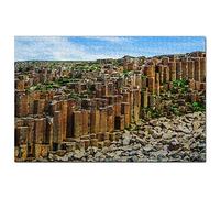 UK England Antrim Castle Gardens Giants Causeway Jigsaw Puzzle 300 Piece Game Artwork Travel Souvenir 38x26CM