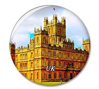 Uk England Highclere Castle Newbury Fridge Magnet Decorative Magnet Tourist City Travel Souvenir Collection Gift Strong Refrigerator Sticker