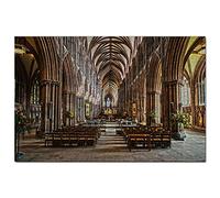 UK England Lichfield Cathedral Jigsaw Puzzle 1000 Piece Game Artwork Travel Souvenir 50x70CM