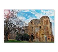 Uk England Newark Castle Newark-On-Trent Jigsaw Puzzle for Adults 500 Piece Travel Gift Souvenir 52x38CM