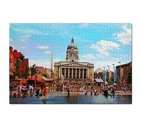 UK England Nottingham Jigsaw Puzzle 1000 Piece Game Artwork Travel Souvenir 52x38CM