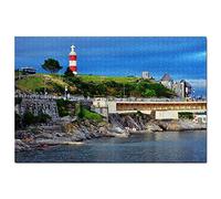 UK England Plymouth Smeaton's Tower Jigsaw Puzzle 1000 Piece Game Artwork Travel Souvenir 26x38CM