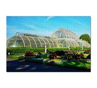 UK England Royal Botanic Gardens Kew Richmond-upon-Thames Jigsaw Puzzle for Adults 300 Piece Travel Gift Souvenir 38x26CM