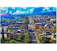 Uk England Royal Mile Edinburgh Jigsaw Puzzle For Adults 1000 Piece Papery Travel Gift Souvenir 26x38cm