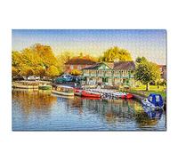 UK England Stratford-upon-Avon Jigsaw Puzzle 1000 Piece Game Artwork Travel Souvenir 70x50cm