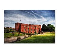 UK England The Dana Prison Shrewsbury Jigsaw Puzzle for Adults 100 Piece Travel Gift Souvenir 45,5x35,5CM