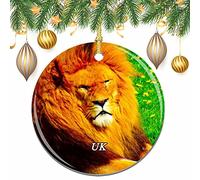 Uk England Yorkshire Wildlife Park Doncaster Christmas Xmas Tree Ornament Decoration Wedding Hanging Pendant Decor City Travel Souvenir Collection