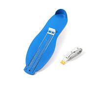 UK/EU Foot Measure Device,Professional Foot Sizer Tool Shoe Gauge Kit with Tape,hook up,Measure for Baby Toddler Kids Adults Home Accurate Measuring Ruler for Buying Shoes Online-blue