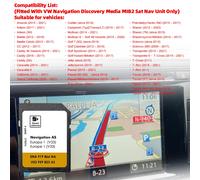 UK Europa SD Card 32GB Navigation Map GPS Version 2026 Newest 5NA 919 866 NA for VW Tiguan AS V23 Becker Cascade CCC Electronics