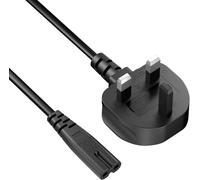 UK Figure-8 Mains Power Cable for HP OfficeJet Pro 6830 Printer Lead