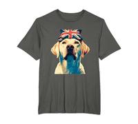 UK Flag British Labrador Dog T-Shirt