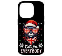 UK Flag Christmas Cat Lover For Everybody Men Kids Women Case for iPhone 14 Pro