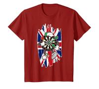 UK Flag Darts Board Darts Union Jack Gift Patriotic Darts T-Shirt