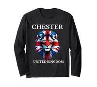 UK Flag Design Union Jack United Kingdom Chester Long Sleeve T-Shirt