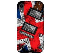 UK Flag Electric Guitar British Rock Guitarists Musician Case for iPhone XR