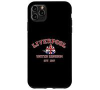 UK Flag Inside A Vintage Sailboat Liverpool England Travel Case for iPhone 11 Pro Max
