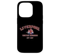 UK Flag Inside A Vintage Sailboat Liverpool England Travel Case for iPhone 14 Pro