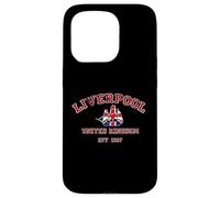 UK Flag Inside A Vintage Sailboat Liverpool England Travel Case for iPhone 15 Pro