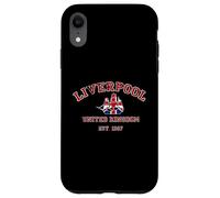 UK Flag Inside A Vintage Sailboat Liverpool England Travel Case for iPhone XR