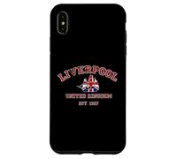 UK Flag Inside A Vintage Sailboat Liverpool England Travel Case for iPhone XS Max