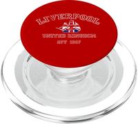 UK Flag Inside A Vintage Sailboat Liverpool England Travel PopSockets PopGrip for MagSafe