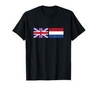 UK Flag Netherlands Flag T-Shirt