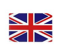 UK Flag Placemats for Dining Table Set of 6 - Waterproof - Wipe Clean - Heat Resistant - Anti Slip Dining Table Place Mats, Suitable for Indoor & Outdoor Use, 18â€™â€™Ã-12â€™â€™