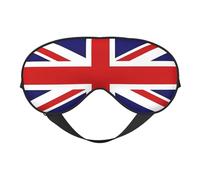 UK Flag Print Eye Mask for Comfortable Sleep â€“ Elastic Nighttime Shade, Perfect for Plane, Travel, and Meditation