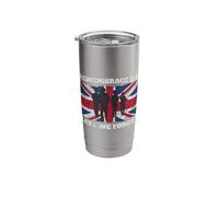UK Flag Soldier Remembrance Day Lest We Forget 11th November Stainless Steel Insulated Tumbler