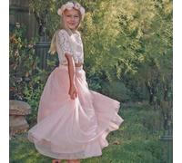 UK Flower Girl Boutique Girl's Felicity Couture Flower Girl Set - Blush in Peach | Size: 12-13 Years UK Flower Girl Boutique Peach 12-13 Years