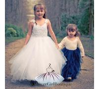 UK Flower Girl Boutique Princess Marilyn - White - 12 years