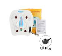 (UK) Foot Leg Vibration Blood Circulation Booster Feet Massager With Heated 9 Mode