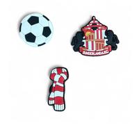 UK Football Team Decorative Shoe CROC Charms Set (Sunderland)