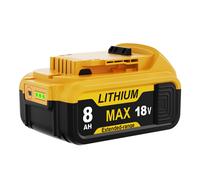 DEWALT DCB184-XJ XR Lithium-Ion Battery, 5Ah, 18V, 20cm x 20cm x 20cm, Pack of 2