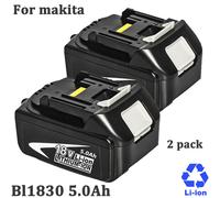 UK For Makita BL1860 BL1830 BL1850 BL1840 5.0Ah 18V Li-ion LXT Battery & Charger