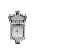 UK FR DE Standard IP66 13A 16A 250V Weatherproof Waterproof Outdoor Wall Power Socket Box Electrical Outlet Charging Pile(MP22-F-16A)
